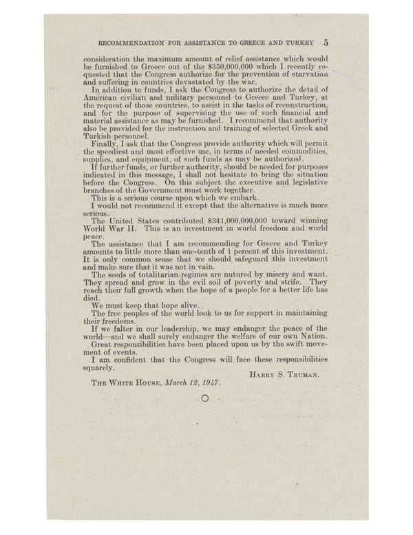 Truman Doctrine (1947) - Page 2