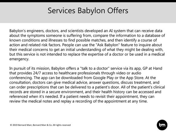 The Amazing Ways Babylon Health Is Using AI - Page 3