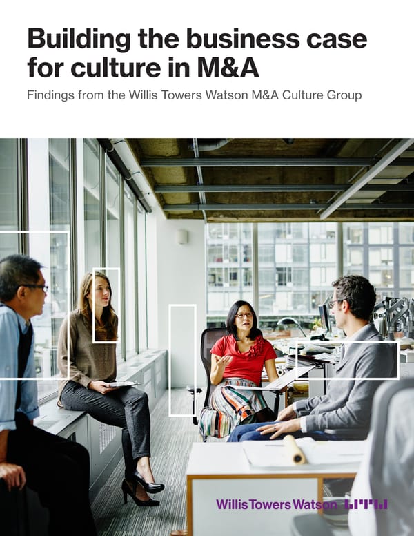 Building the Business Case for Culture in M&A - Page 1