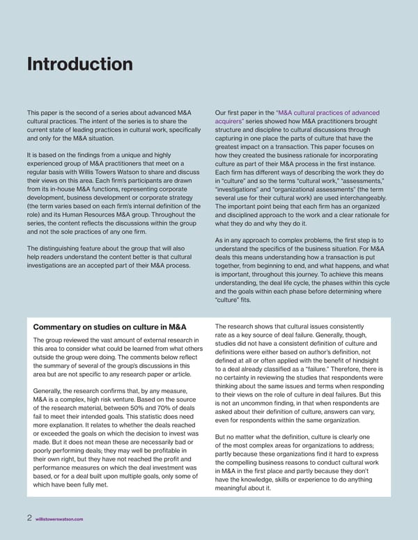 Building the Business Case for Culture in M&A - Page 3