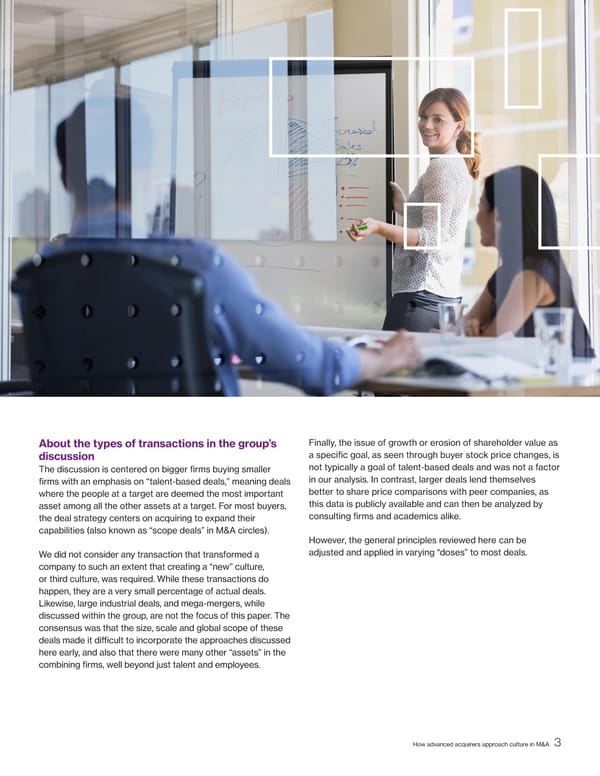 How Advanced Acquirers Approach Culture in M&A - Page 4