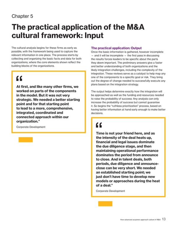 How Advanced Acquirers Approach Culture in M&A - Page 14