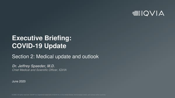 COVID-19 Global Executive Briefing | IQVIA - Page 7