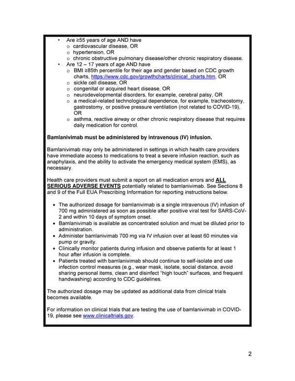 Fact Sheet for Health Care Providers - Page 2