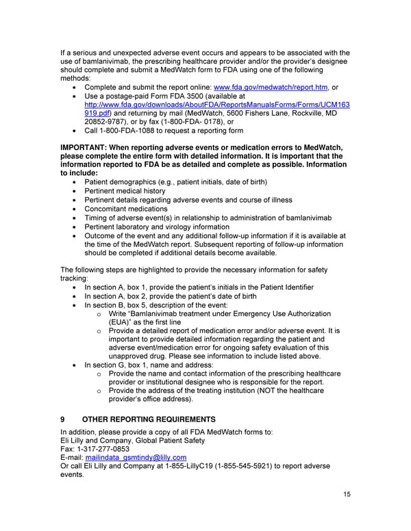 Fact Sheet for Health Care Providers - Page 15