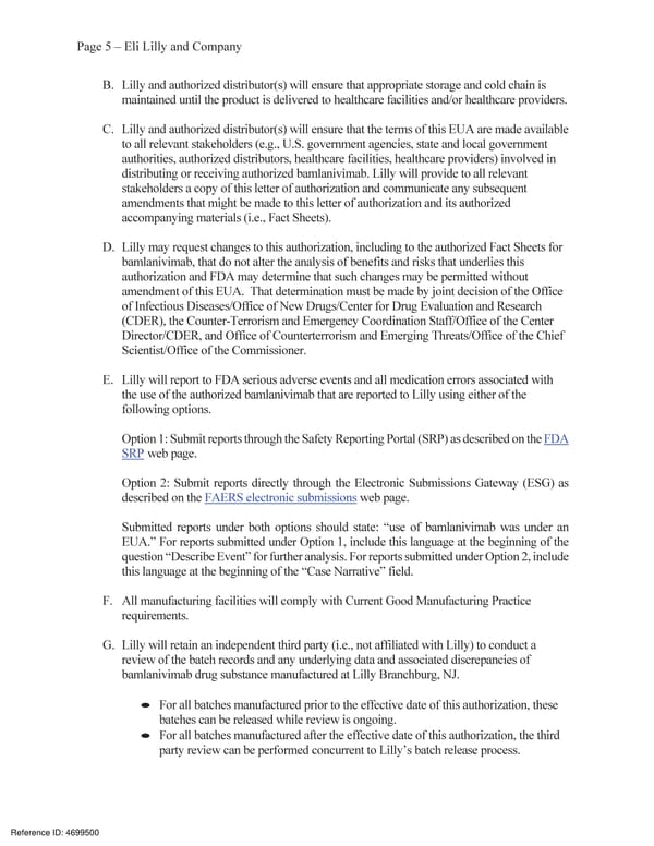 FDA Letter of Authorization - Page 5