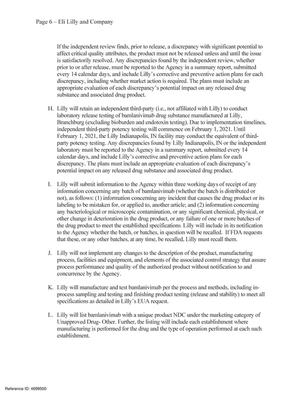 FDA Letter of Authorization - Page 6