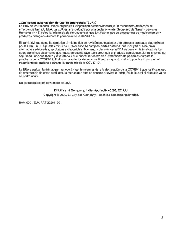 Fact Sheet for Patients, Parents & Caregivers (Spanish) - Page 3