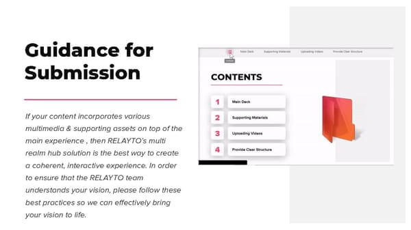 RELAYTO/ Submission Best Practices - Page 2