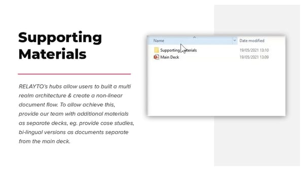 RELAYTO/ Submission Best Practices - Page 5