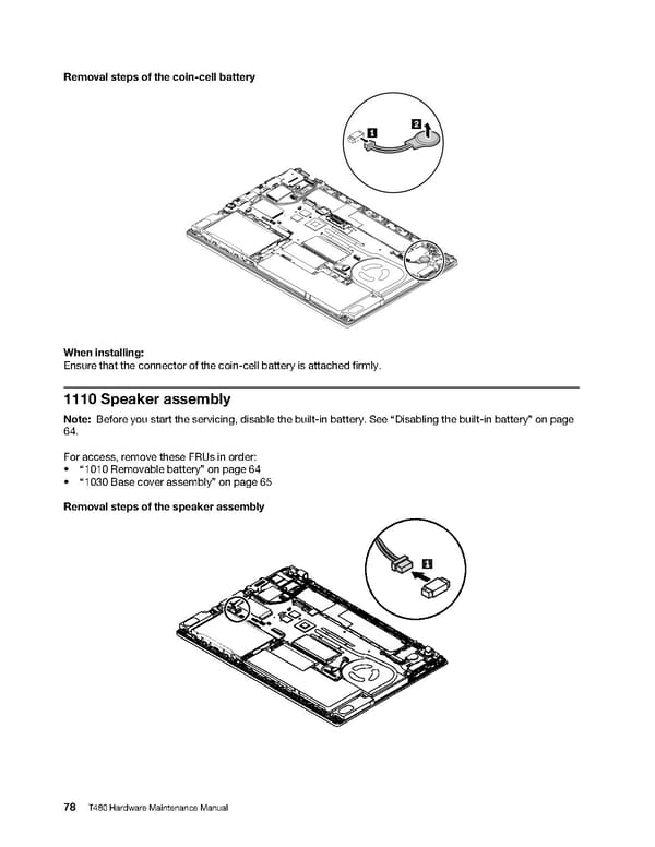 T480 Hardware Maintenance Manual - Page 84