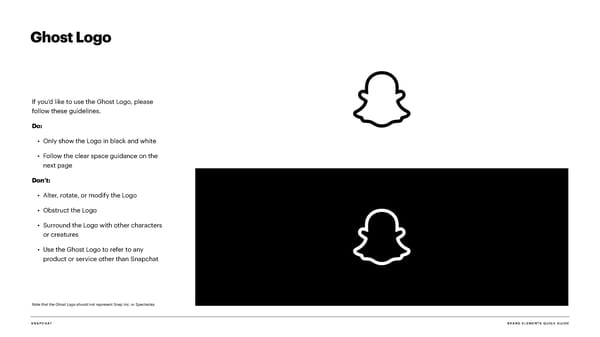 Snapchat Brand Book - Page 4