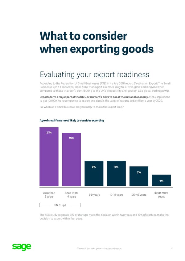 Sage Small Business Guide: Import and Export Flipbook - Page 8