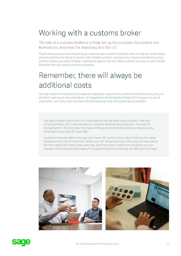 Sage Small Business Guide: Import and Export Flipbook - Page 17