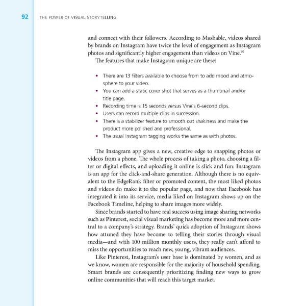 The Power of Visual Storytelling: How to Use Visuals, Videos, and Social Media to Market Your Brand - Page 106