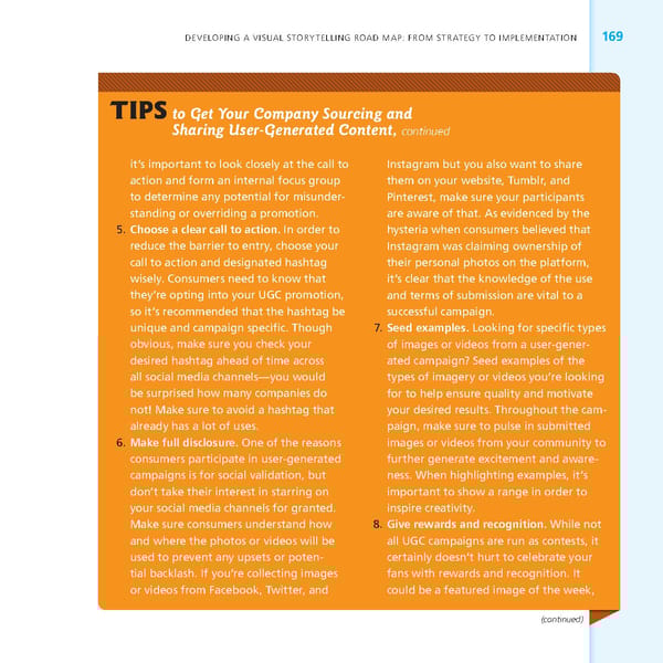 The Power of Visual Storytelling: How to Use Visuals, Videos, and Social Media to Market Your Brand - Page 183