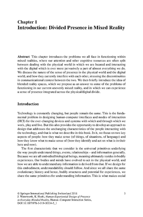 Human Experiential Design of Presence in Everyday - Page 14