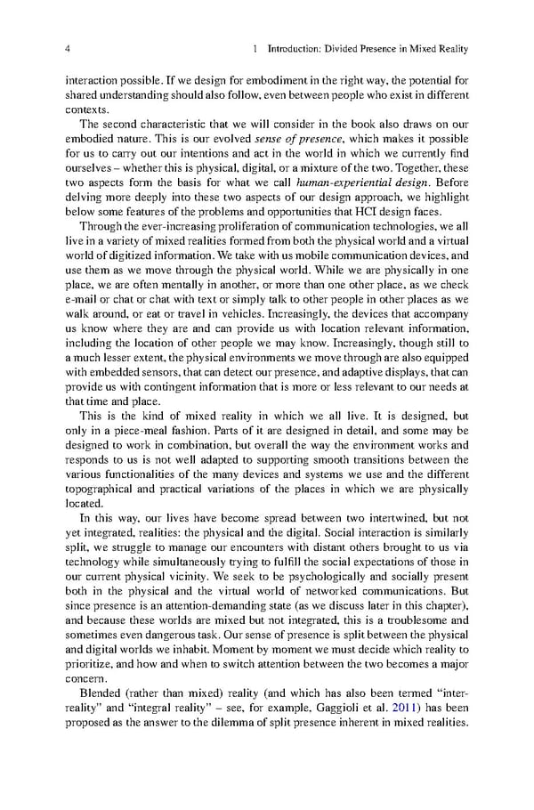 Human Experiential Design of Presence in Everyday - Page 15