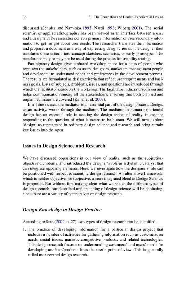 Human Experiential Design of Presence in Everyday - Page 45