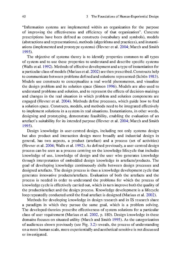 Human Experiential Design of Presence in Everyday - Page 49