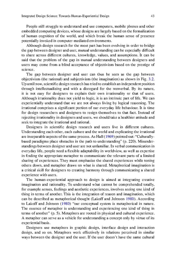 Human Experiential Design of Presence in Everyday - Page 52