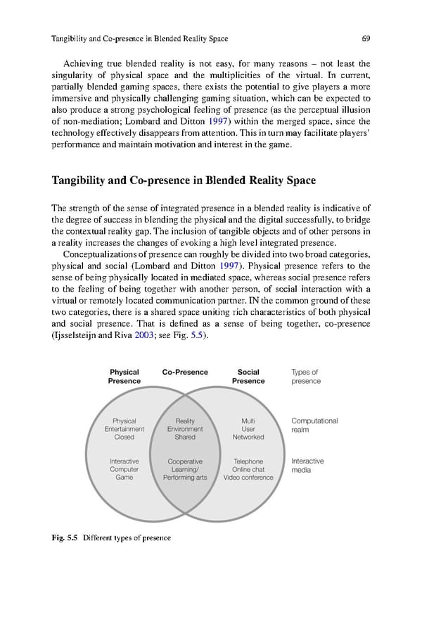 Human Experiential Design of Presence in Everyday - Page 77