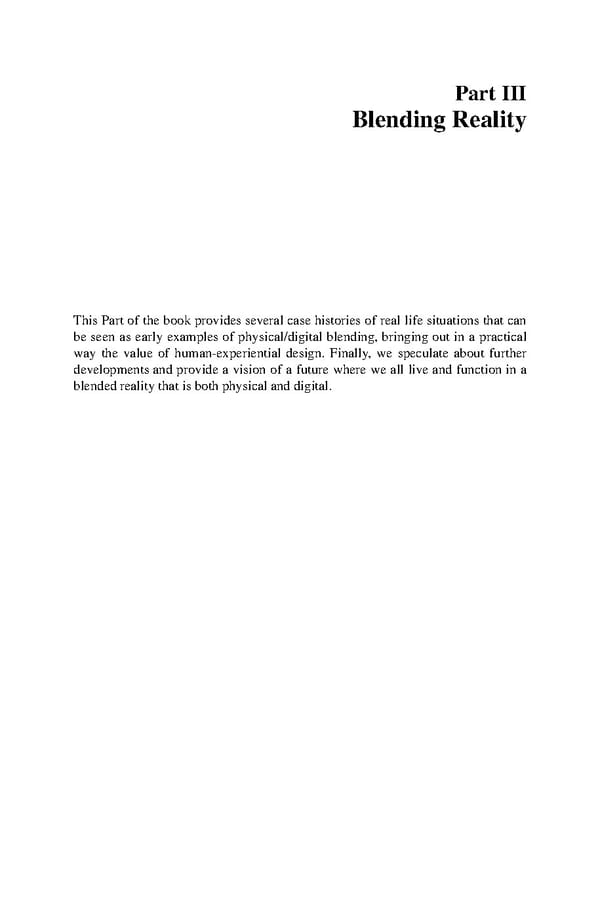 Human Experiential Design of Presence in Everyday - Page 81