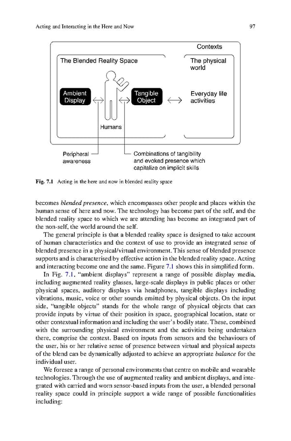Human Experiential Design of Presence in Everyday - Page 103
