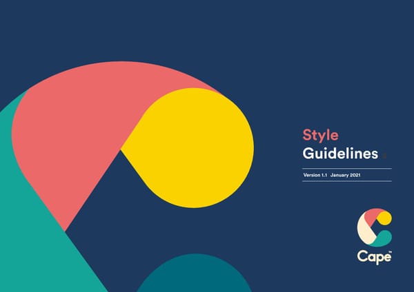 Cape Brand Book - Page 1