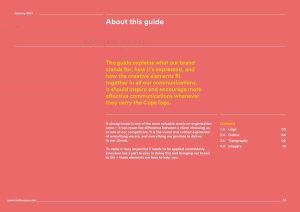 Cape Brand Book - Page 2