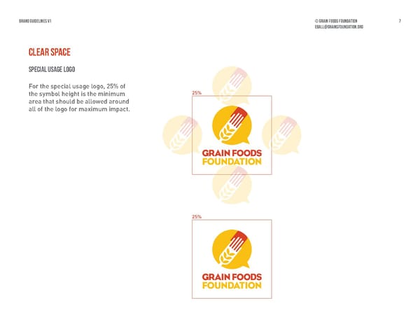 Grain Foods Foundation Brand Book - Page 7