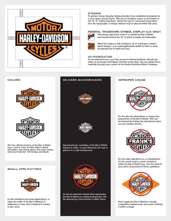 Harley-Davidson Brand Book - Page 4