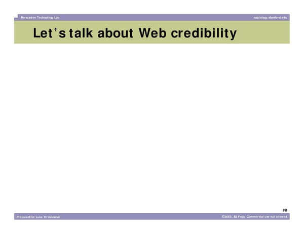 What Makes a Website Credible? - Page 8