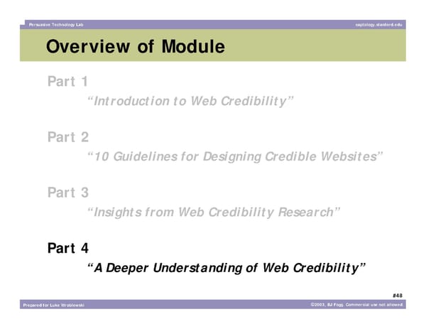 What Makes a Website Credible? - Page 48