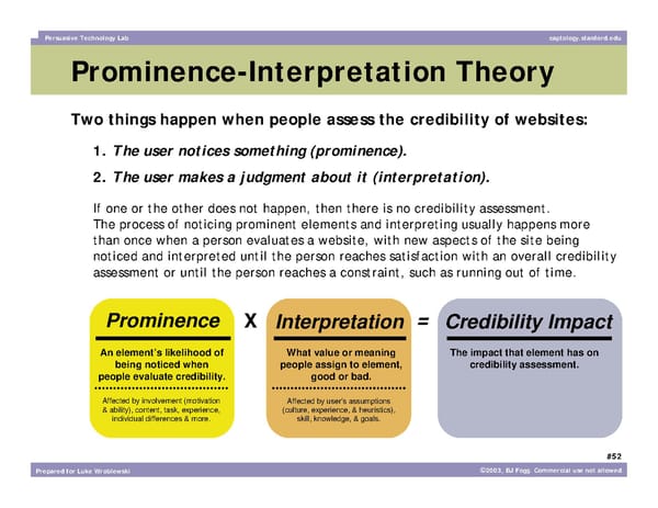 What Makes a Website Credible? - Page 52