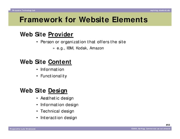 What Makes a Website Credible? - Page 66