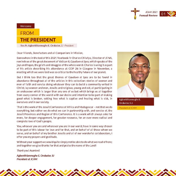 Jesuits Africa Annual review 2021 - Page 3
