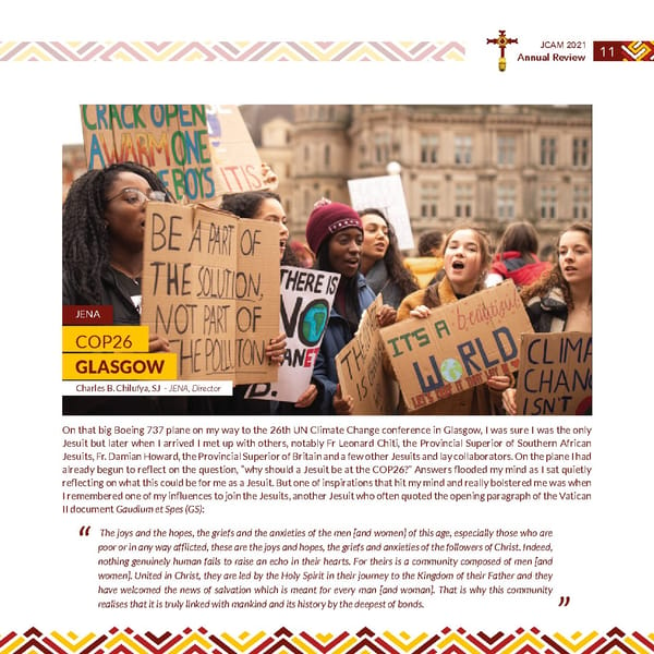 Jesuits Africa Annual review 2021 - Page 13