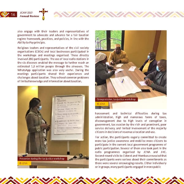 Jesuits Africa Annual review 2021 - Page 18