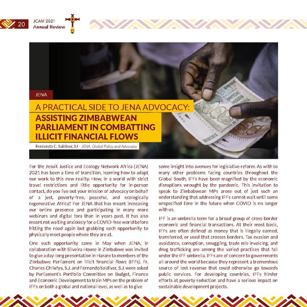 Jesuits Africa Annual review 2021 - Page 22