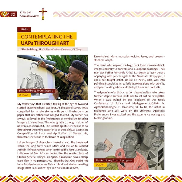 Jesuits Africa Annual review 2021 - Page 34