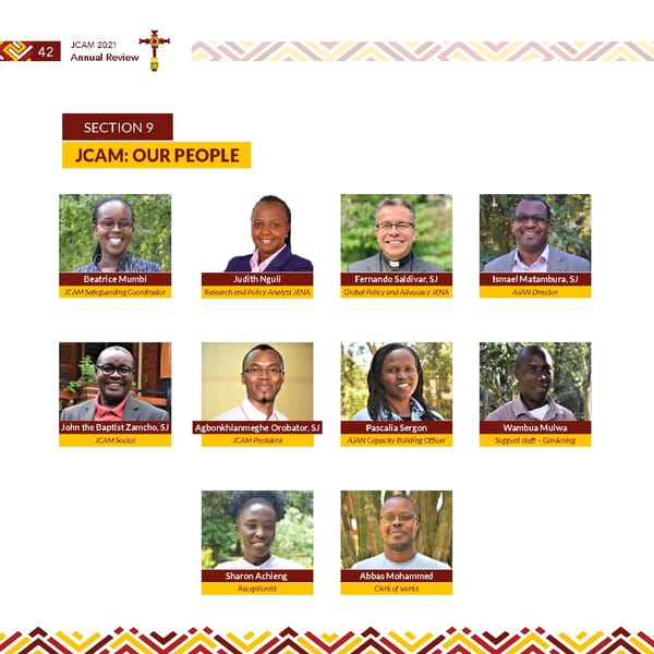 Jesuits Africa Annual review 2021 - Page 44