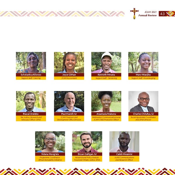 Jesuits Africa Annual review 2021 - Page 45