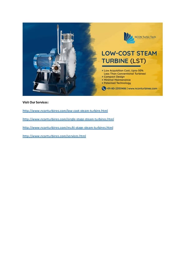 Back pressure steam turbine manufacturers - Page 3