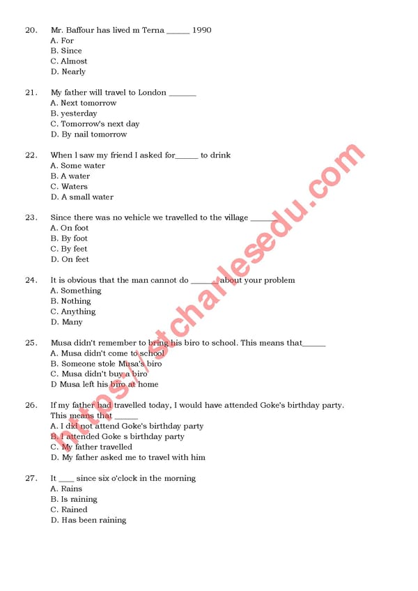 Command Secondary School Interview Questions - Page 6