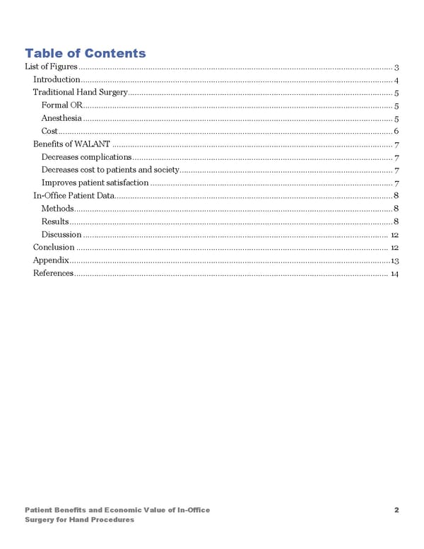 Patient Benefits and Economic Value of InOffice Surgery for Hand Procedures - Page 2