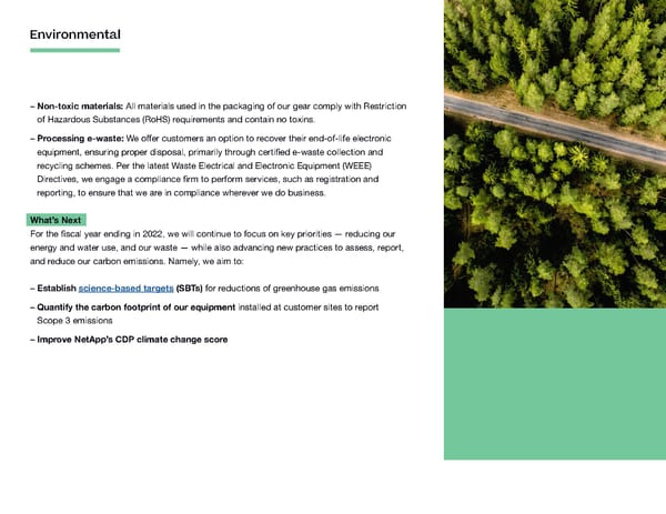 ESG Report | NetApp - Page 34
