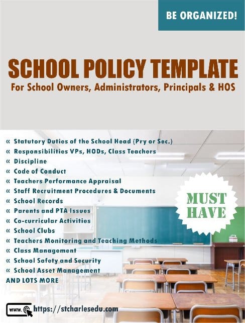 Private School Policies and Procedures - Operational Manual - Page 1