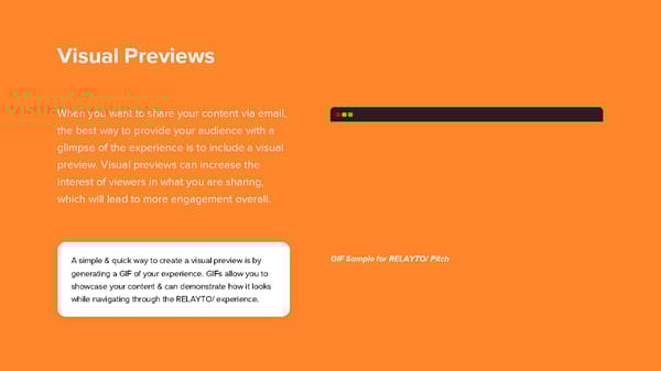 RELAYTO/ Visual Preview & Sharing Best Practices - Page 2