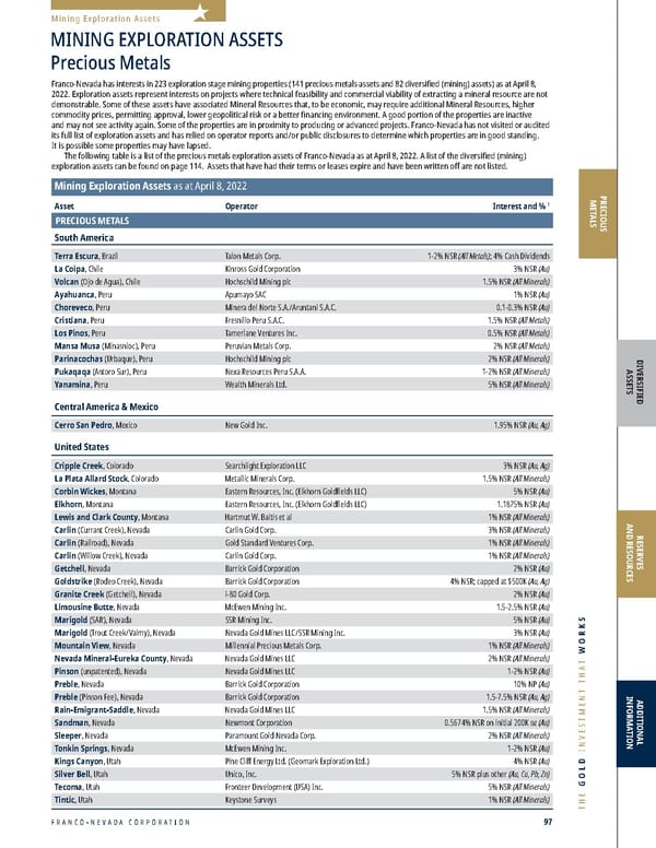 Franco-Nevada Flipbook - Page 97